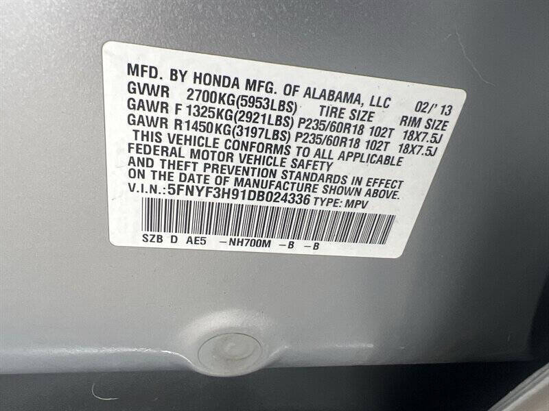 2013 Honda Pilot Touring