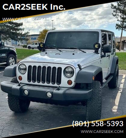 2010 Jeep Wrangler Unlimited for sale at CAR2SEEK Inc. in Salt Lake City UT