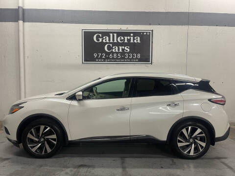 2015 Nissan Murano for sale at Galleria Cars in Dallas TX