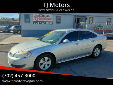 2011 Chevrolet Impala for sale at TJ Motors in Las Vegas NV