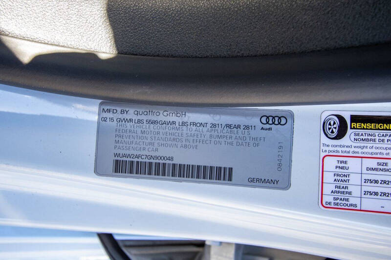 2016 Audi RS 7 4.0T quattro Prestige