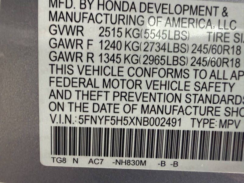 2022 Honda Pilot EX-L