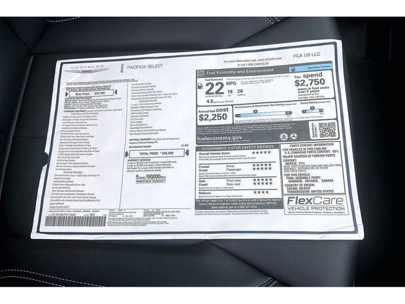 2026 Chrysler Pacifica Select