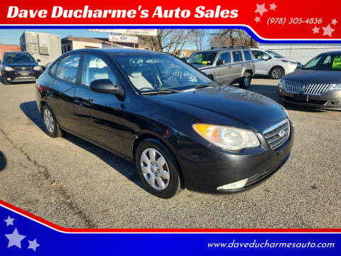 2008 Hyundai Elantra for sale at Dave Ducharme's Auto Sales in Lowell MA