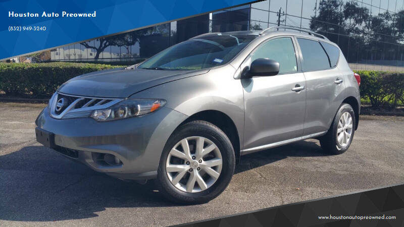 2013 Nissan Murano for sale at Houston Auto Preowned in Houston TX