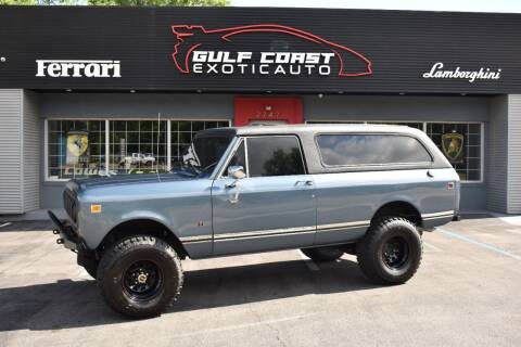 1979 International Scout II for sale at Gulf Coast Exotic Auto in Gulfport MS