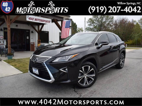 2017 Lexus RX 350 for sale at 4042 Motorsports in Willow Spring NC