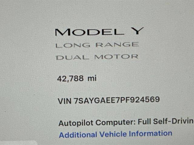 2023 Tesla Model Y Long Range