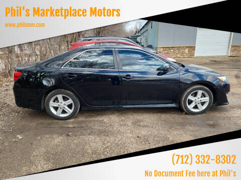 2014 Toyota Camry for sale at Phil's Marketplace Motors in Arnolds Park IA