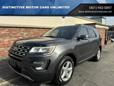 2016 Ford Explorer for sale at DISTINCTIVE MOTOR CARS UNLIMITED in Johnston RI