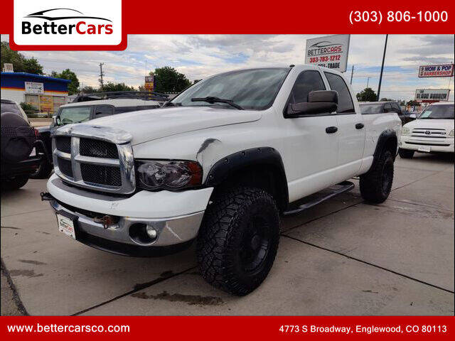 2003 Dodge Ram Pickup 2500 for sale at Better Cars in Englewood CO