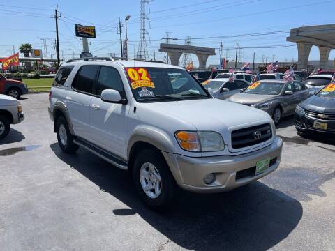 2002 Toyota Sequoia for sale at Texas 1 Auto Finance in Kemah TX