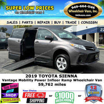 2019 Toyota Sienna LE Mobility 7-Passenger