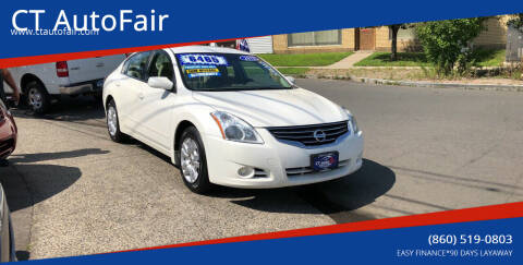 2012 Nissan Altima for sale at CT AutoFair in West Hartford CT