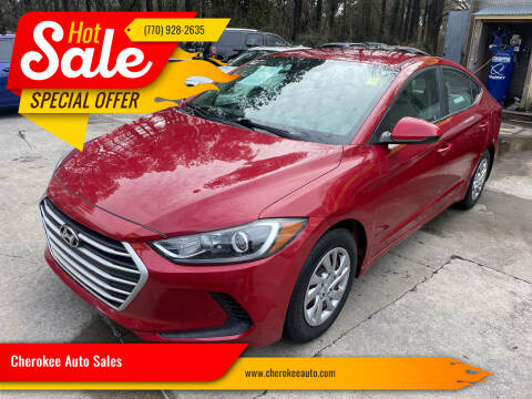 2017 Hyundai Elantra for sale at Cherokee Auto Sales in Acworth GA