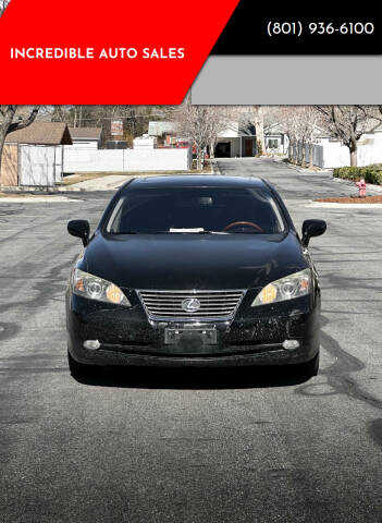 2009 Lexus ES 350 for sale at INCREDIBLE AUTO SALES in Bountiful UT