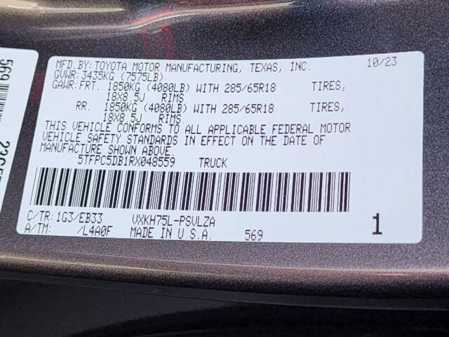 2024 Toyota Tundra TRD Pro HV