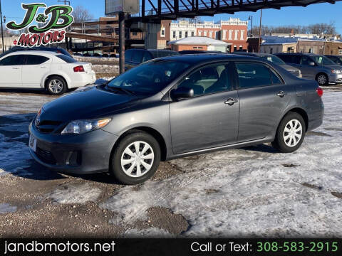2011 Toyota Corolla for sale at J & B Motors in Wood River NE