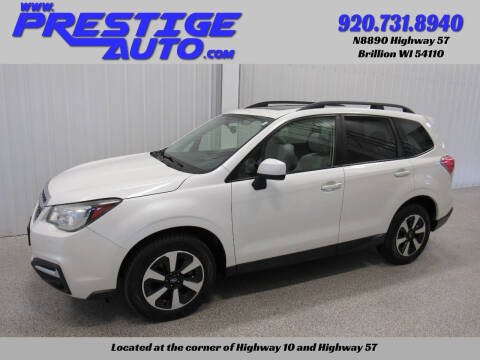 2018 Subaru Forester for sale at Prestige Auto Sales Inc. in Brillion WI