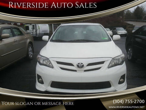 2011 Toyota Corolla for sale at Riverside Auto Sales in Saint Albans WV