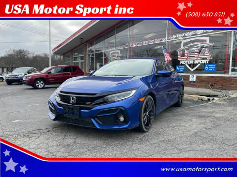 2020 Honda Civic for sale at USA Motor Sport inc in Marlborough MA