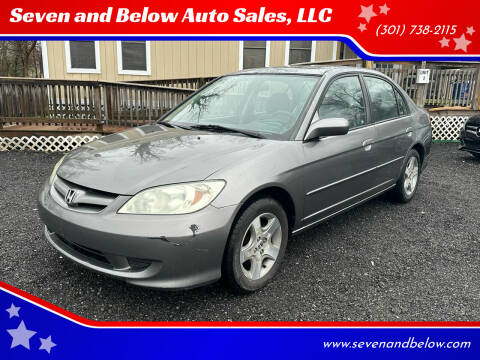 2004 Honda Civic for sale at Seven and Below Auto Sales, LLC in Rockville MD