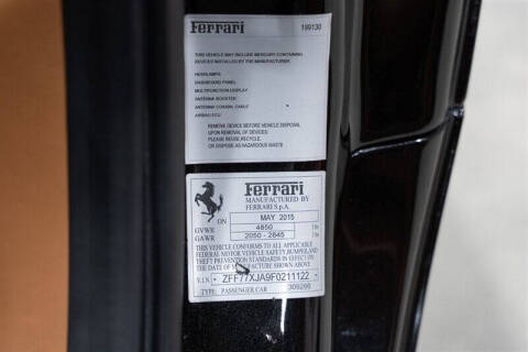 2015 Ferrari California T