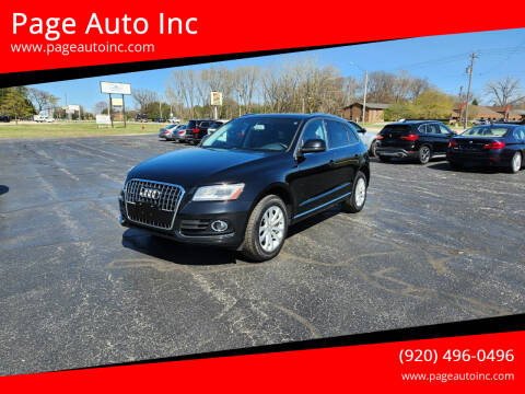 2014 Audi Q5 for sale at Page Auto Inc in Green Bay WI