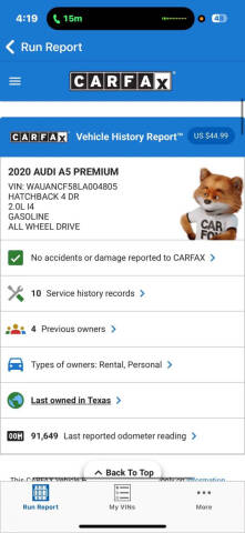 2020 Audi A5 Sportback quattro Premium 45 TFSI