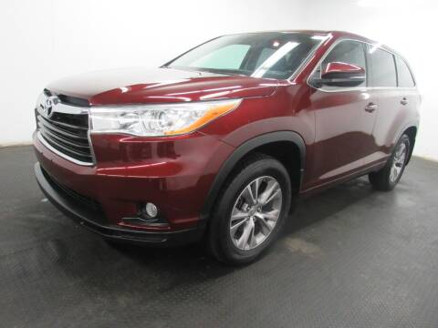 2014 Toyota Highlander for sale at Automotive Connection in Fairfield OH