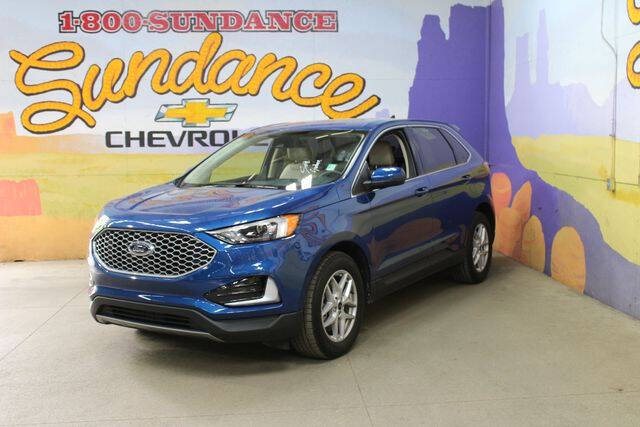 Blue 2023 Ford Edge SEL AWD SEL 4dr Crossover 2