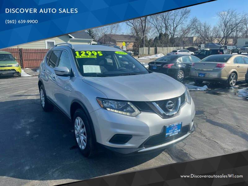 2016 Nissan Rogue for sale at DISCOVER AUTO SALES in Racine WI