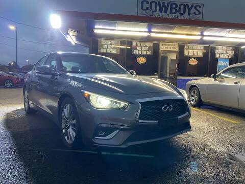 2019 Infiniti Q50 for sale at Cow Boys Auto Sales LLC in Garland TX