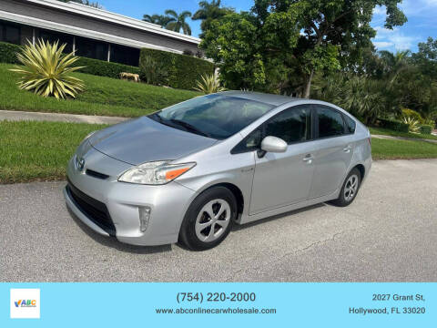 2014 Toyota Prius for sale at ABC ONLINE CAR WHOLESALE in Hollywood FL