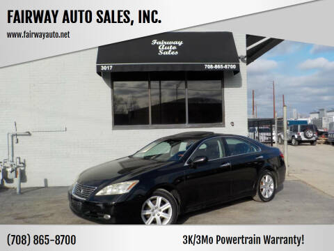 2008 Lexus ES 350 for sale at FAIRWAY AUTO SALES, INC. in Melrose Park IL