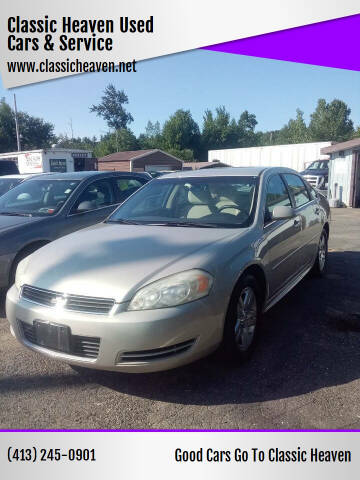 2012 Chevrolet Impala for sale at Classic Heaven Used Cars & Service in Brimfield MA