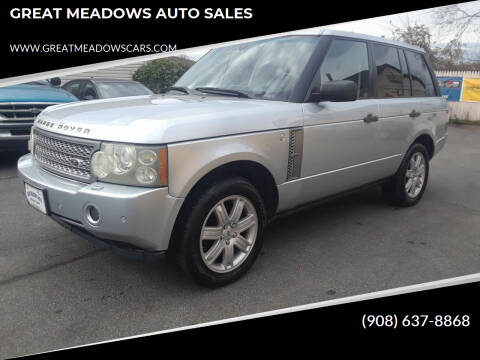 2006 Land Rover Range Rover for sale at GREAT MEADOWS AUTO SALES in Great Meadows NJ
