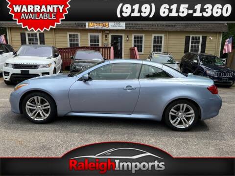 2010 Infiniti G37 Convertible for sale at Raleigh Imports in Raleigh NC