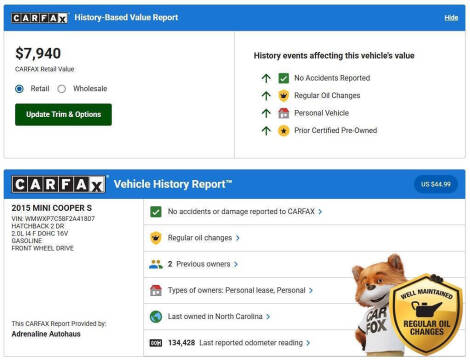 2015 MINI Hardtop 2 Door Cooper S