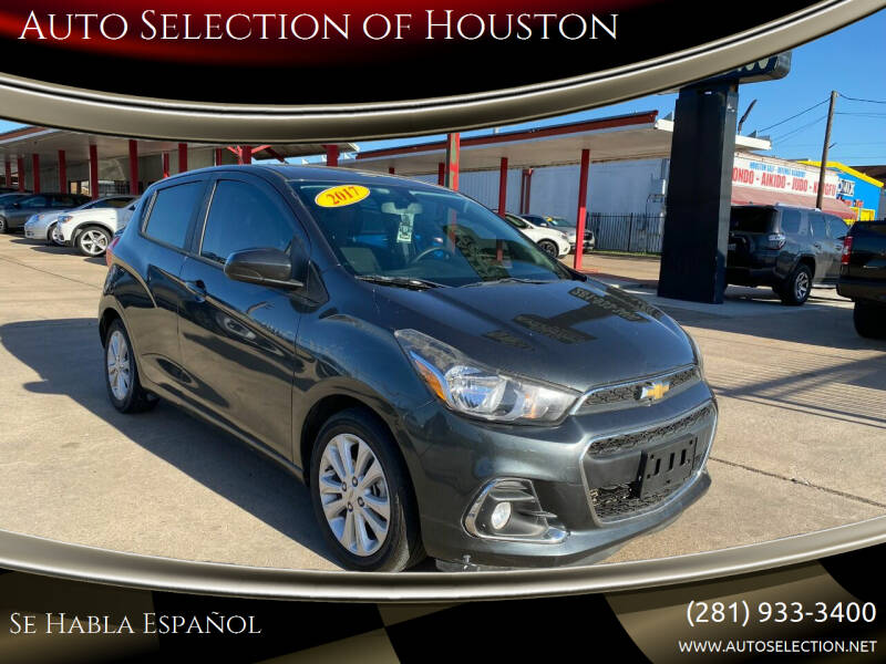 2017 Chevrolet Spark for sale at Auto Selection of Houston in Houston TX