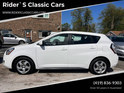 2010 Pontiac Vibe for sale at Rider`s Classic Cars in Millbury OH