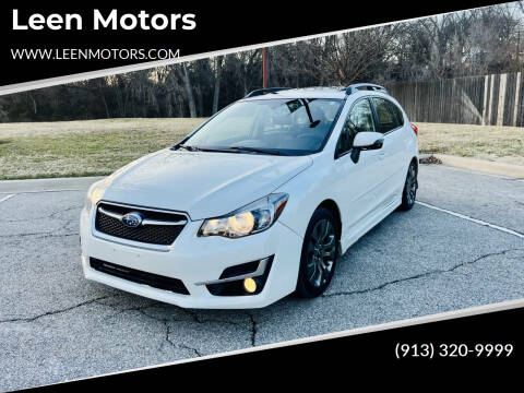2016 Subaru Impreza for sale at Leen Motors in Merriam KS