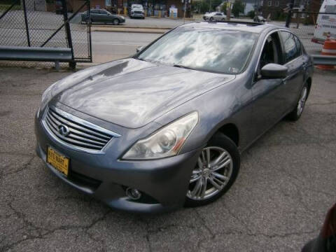 2012 Infiniti G25 Sedan for sale at WESTSIDE AUTOMART INC in Cleveland OH