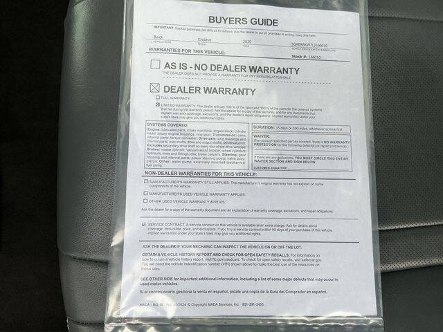 2020 Buick Enclave Essence