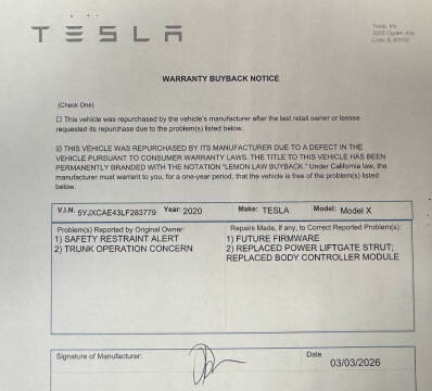 2020 Tesla Model X Performance