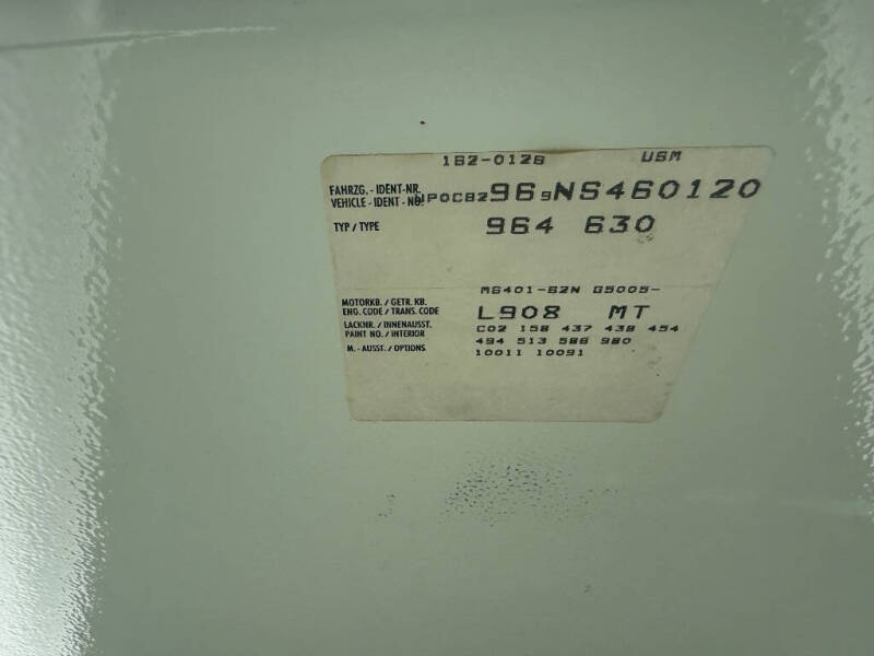 1992 Porsche 911 Carrera 2