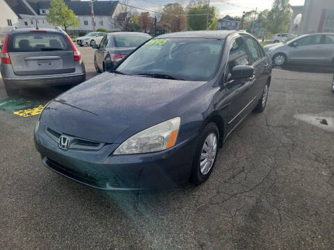 2003 Honda Accord for sale at TC Auto Repair and Sales Inc in Abington MA