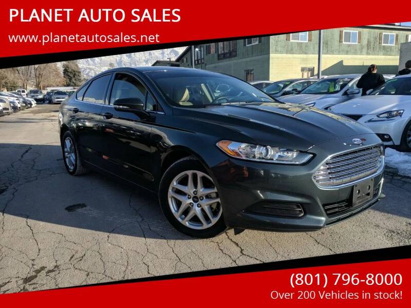 2015 Ford Fusion for sale at PLANET AUTO SALES in Lindon UT