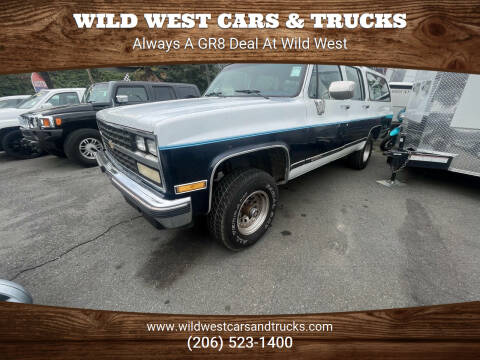 1990 Chevrolet Suburban for sale at Wild West Cars & Trucks in Seattle WA