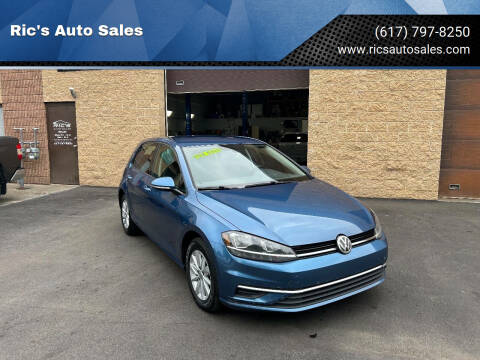 2019 Volkswagen Golf for sale at Ric's Auto Sales in Billerica MA